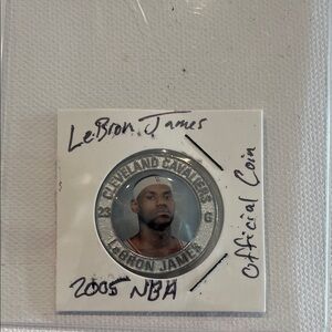 2005 Harwood Heroes LeBron James NBA Official Coin